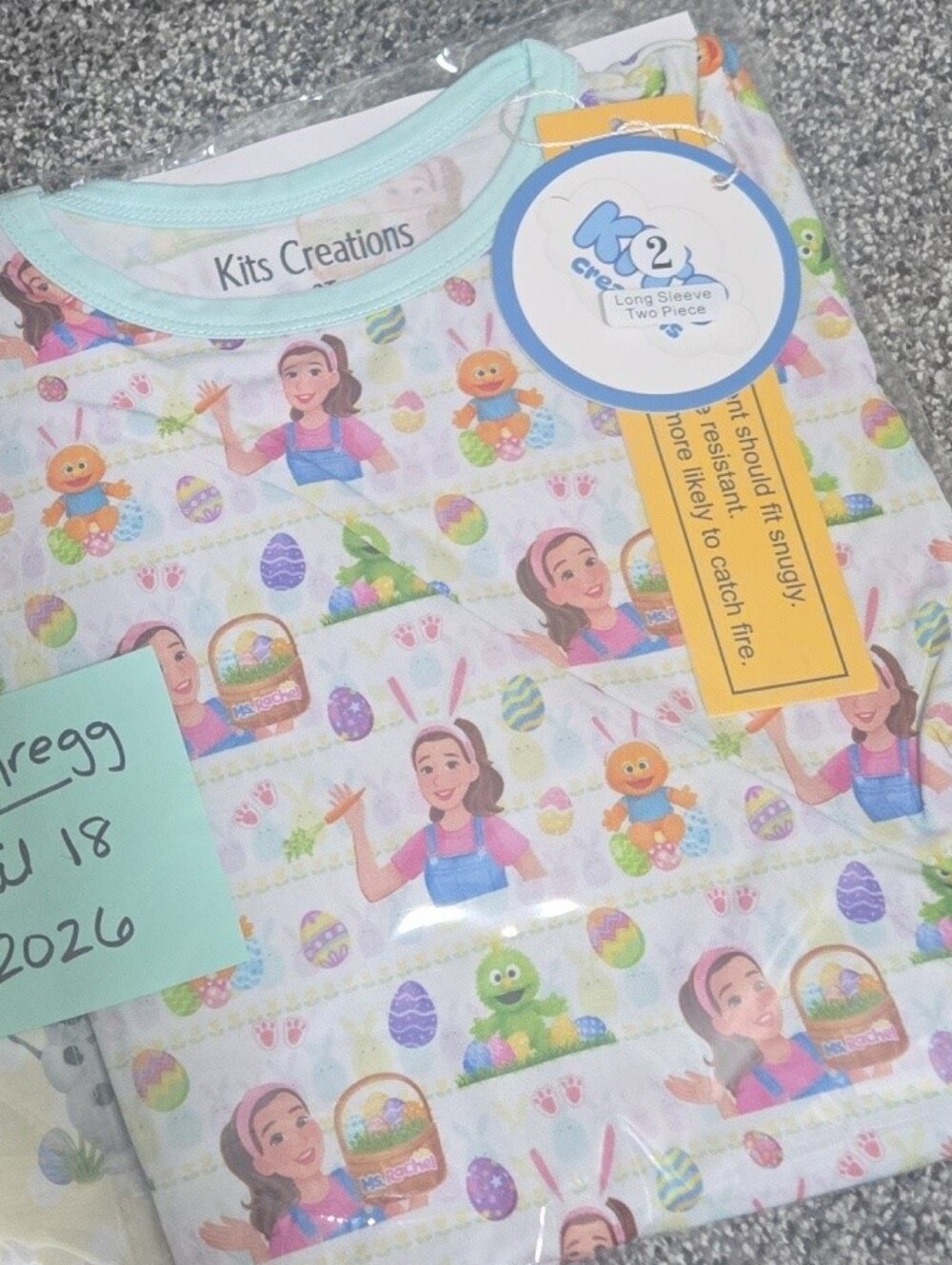 Kits Creations SIZE 2T . 2 Peice Bamboo Pajamas. SOLD OUT LIMITED EDITION